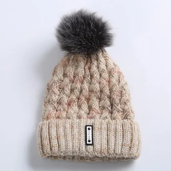 Knit Pompom Casual Cap Girl Winter Thick Fleece Beanies Hats Korean Woman Winter Warm Ears Shelter Simple Hat Beanie
Knit Pompom Casual Cap Girl Winter Thick Fleece Beanies Hats Korean Woman Winter Warm Ears Shelter Simple Hat Beanie