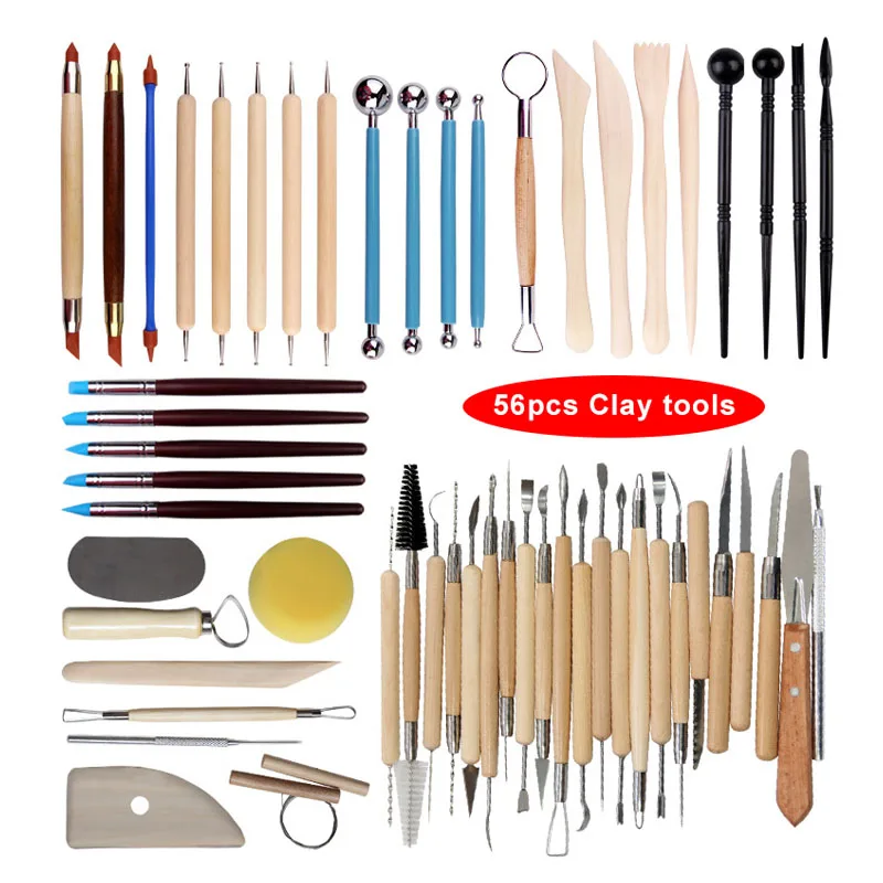 Arts Crafts Clay Sculpting Tools Pottery Carving Tool kit Pottery & Ceramics Ceramics Wooden Handle Modeling Clay Tools
Arts Crafts Clay Sculpting Tools Pottery Carving Tool kit Pottery & Ceramics Ceramics Wooden Handle Modeling Clay Tools
