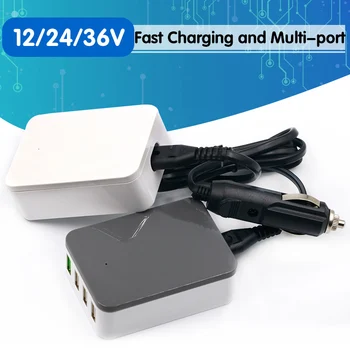 4U36 Marine Mobile Phone Charger with Fast Charging and Multi-port USB Safety Protection DC12V24V36V
4U36 Marine Mobile Phone Charger with Fast Charging and Multi-port USB Safety Protection DC12V24V36V