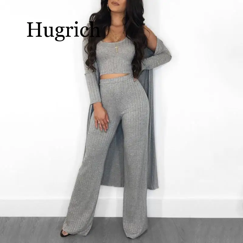 2020 Women Sexy 3 Pieces Set Cardigans Tracksuit Women Ribbed Knit Crop Top And Pants Set 2 Piece Sets Women Boadycon Outfits 
2020 Women Sexy 3 Pieces Set Cardigans Tracksuit Women Ribbed Knit Crop Top And Pants Set 2 Piece Sets Women Boadycon Outfits