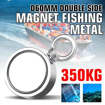 Super Strong Double Side 350kg D60mm Neodymium Fishing Salvage Recovery Magnet For Detecting Metal Treasure Powerful Magnetic
Super Strong Double Side 350kg D60mm Neodymium Fishing Salvage Recovery Magnet For Detecting Metal Treasure Powerful Magnetic