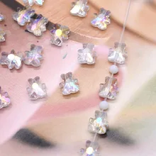 8x9.5mm Bear Shape Crystal Glass Beads AB color Faceted Bear Crystal Austria Beads for Jewelry Making DIY Earrings Bracelet 
8x9.5mm Bear Shape Crystal Glass Beads AB color Faceted Bear Crystal Austria Beads for Jewelry Making DIY Earrings Bracelet