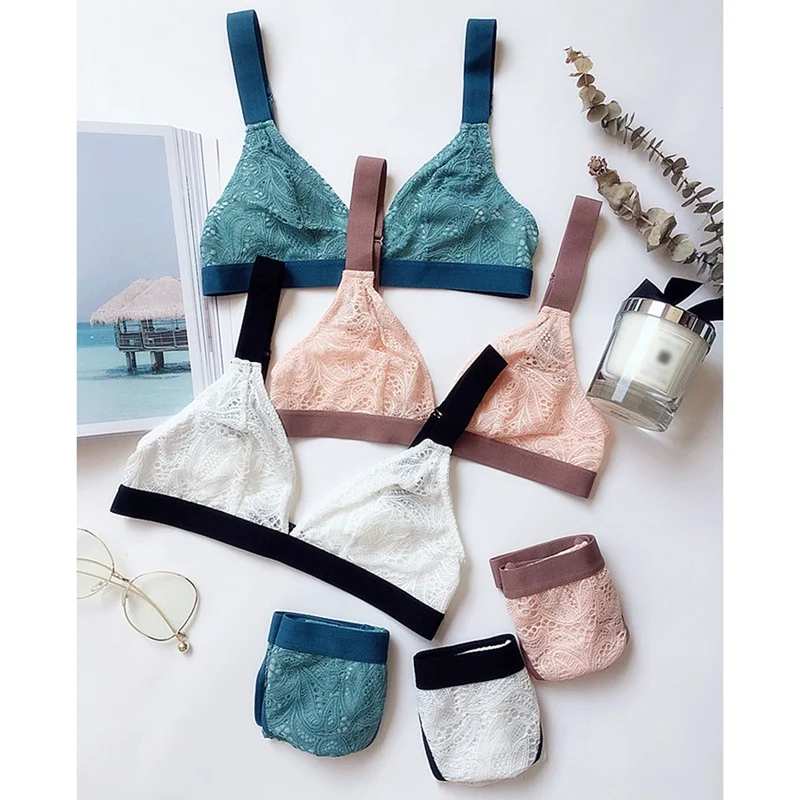 LIVA GIRL Sexy Lace Unlined Thin Vest Triangle Cup Seamless Lingerie Push Up Bra Adjusted-Straps Hollow Out Floral Underwear
LIVA GIRL Sexy Lace Unlined Thin Vest Triangle Cup Seamless Lingerie Push Up Bra Adjusted-Straps Hollow Out Floral Underwear