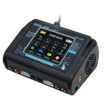 LeadingStar HTRC T240 DUO AC 150W DC 240W 10A Touch Screen Dual Channel Battery Balance Charger Discharger For RC Toys
LeadingStar HTRC T240 DUO AC 150W DC 240W 10A Touch Screen Dual Channel Battery Balance Charger Discharger For RC Toys