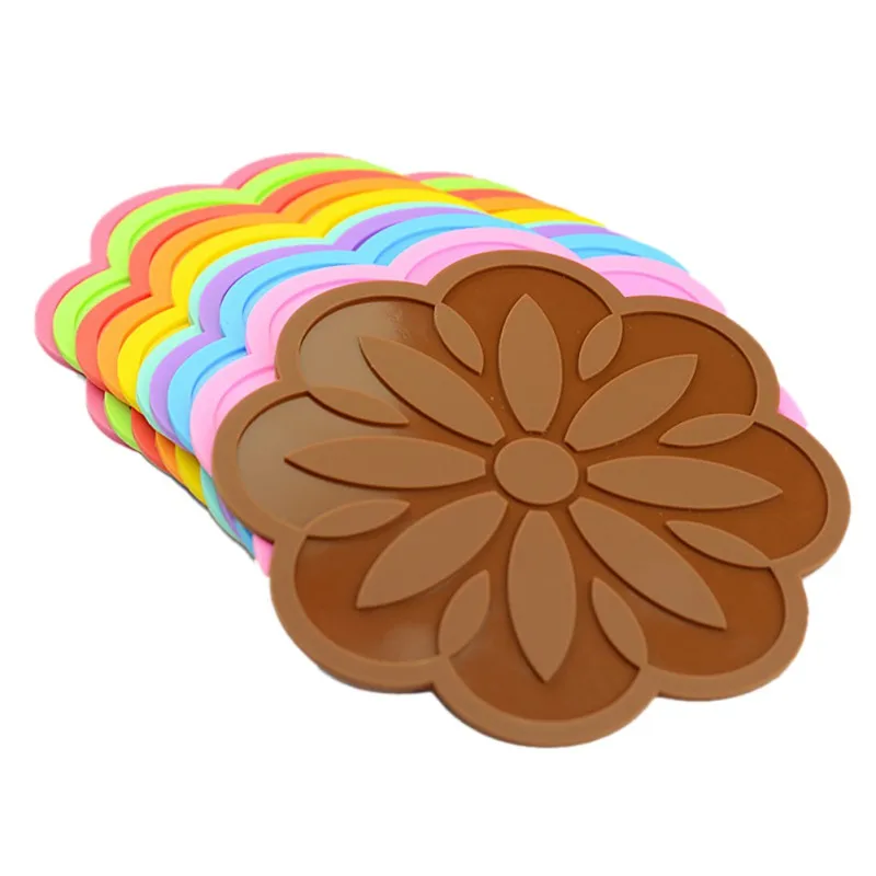 2019 Flower Table Decor Anti-skid Dining Table Placemats Silicone Insulation Drink Coasters Ceramic Mug Coffee Coasters Cup
2019 Flower Table Decor Anti-skid Dining Table Placemats Silicone Insulation Drink Coasters Ceramic Mug Coffee Coasters Cup