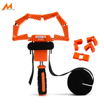 Band Clamp with Extra 4pcs Corner Jaws Woodworking Frame Clamp Strap Holder Irregular Shapes Angle Strap Belt Clamps
Band Clamp with Extra 4pcs Corner Jaws Woodworking Frame Clamp Strap Holder Irregular Shapes Angle Strap Belt Clamps
