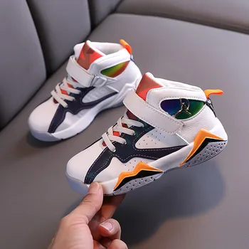 Autumn Boys Sport Shoes Child Basketball Shoes Leather Fashion Running Toddler Shoes Kids Outdoor Ankle Boots Plush Warm Sneaker
Autumn Boys Sport Shoes Child Basketball Shoes Leather Fashion Running Toddler Shoes Kids Outdoor Ankle Boots Plush Warm Sneaker