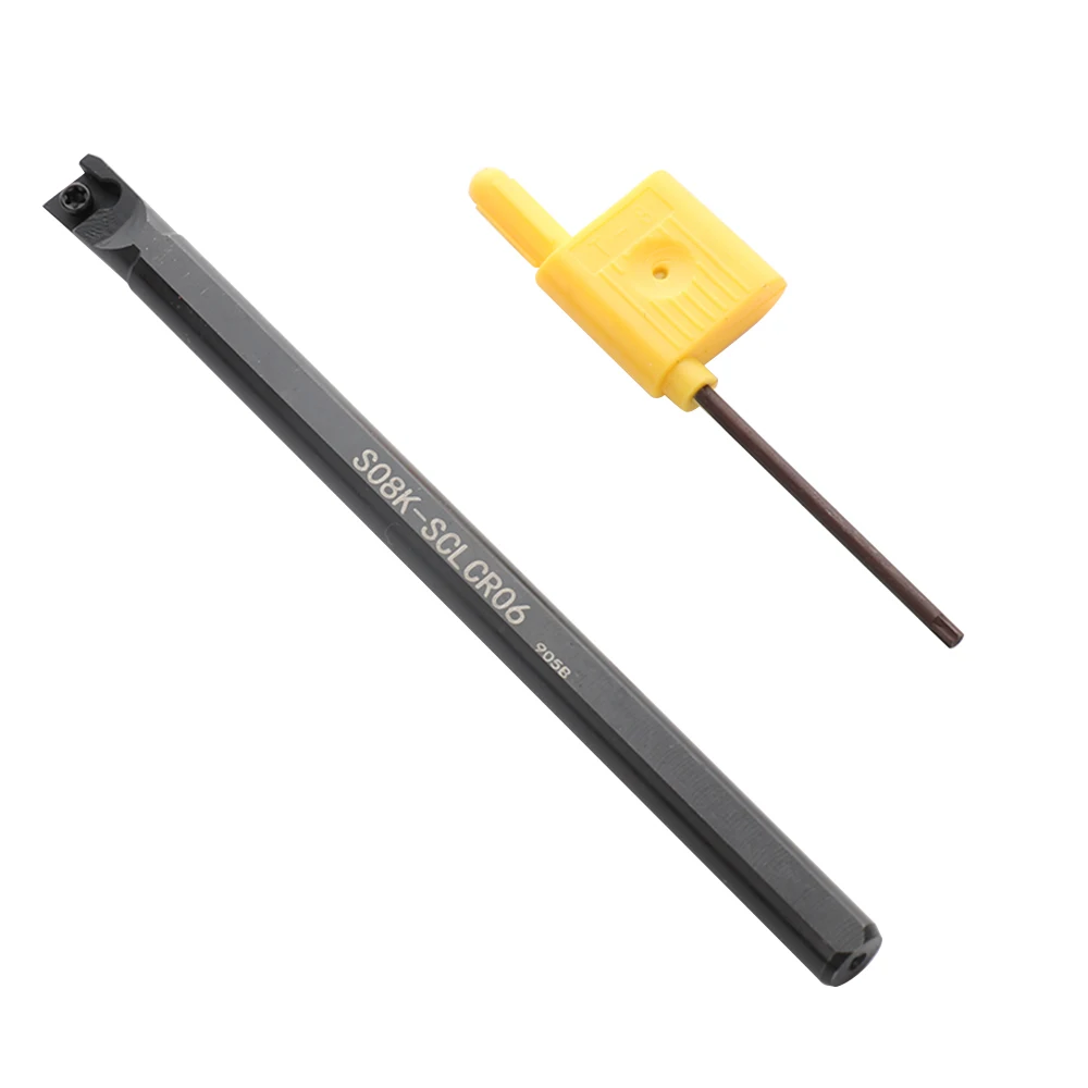 S08K-SCLCR06 Lathe Turning Tool Holder High Toughness Boring Bar Wrench for Lathe Turning Tool Machine Tool Set
S08K-SCLCR06 Lathe Turning Tool Holder High Toughness Boring Bar Wrench for Lathe Turning Tool Machine Tool Set