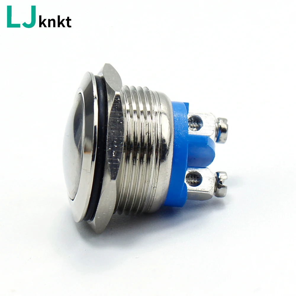 19mm Ball head instantaneous automatic reset metal button switch Screw locking power switch Common to all kinds of voltage
19mm Ball head instantaneous automatic reset metal button switch Screw locking power switch Common to all kinds of voltage