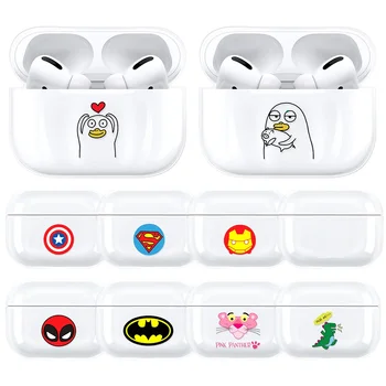Ultra-thin Shockproof Earphone Protector for apple airpods 3 2019 Transparent Cartoon Pattern Cover For Air Pods Pro Case
Ultra-thin Shockproof Earphone Protector for apple airpods 3 2019 Transparent Cartoon Pattern Cover For Air Pods Pro Case