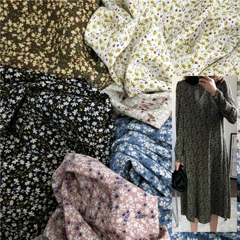 Impervious Printed South Korean Silk Fabric Dress Culottes Shirt Shorts Skin-Friendly Lightweight Breathable No Lining Fabric 
Impervious Printed South Korean Silk Fabric Dress Culottes Shirt Shorts Skin-Friendly Lightweight Breathable No Lining Fabric