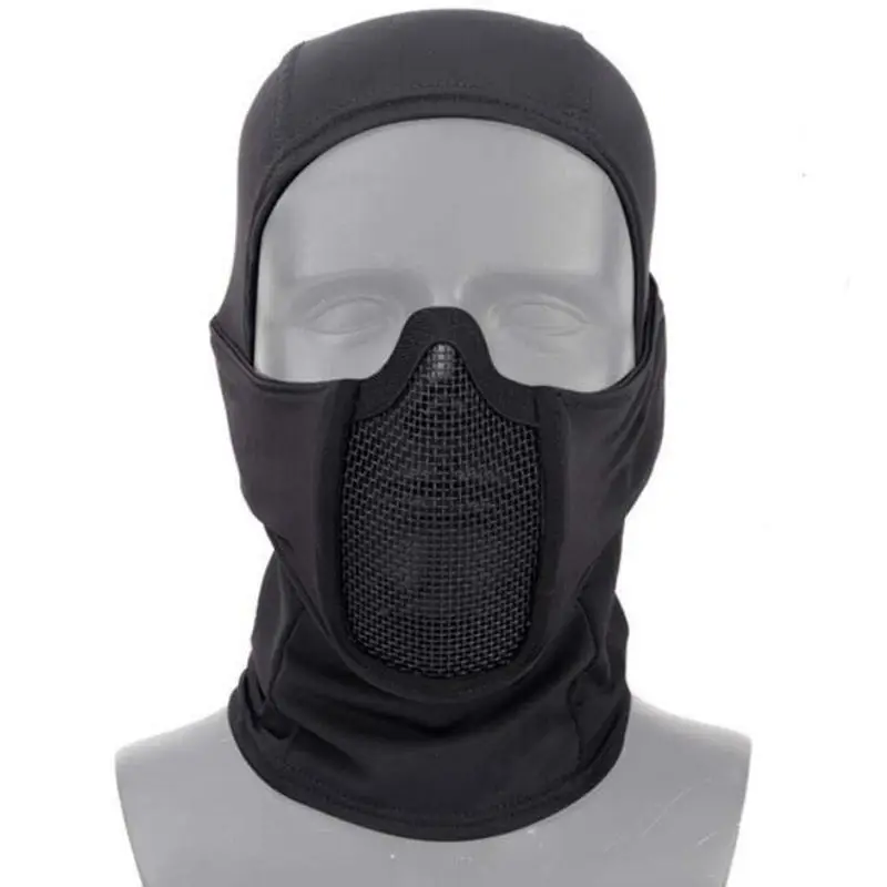 Steel Mesh Protective Headgear Outdoor Riding Mask CS Tactical Protection Breathable Quick Drying Mask 
Steel Mesh Protective Headgear Outdoor Riding Mask CS Tactical Protection Breathable Quick Drying Mask