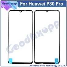 Pour Huawei P30 Pro P40 Pro Tactile D'affichage D'affichage à CRISTAUX LIQUIDES Extérieur Avant Objectif Externe Pour Huawei P30Pro VOG-L29 P40Pro ELS-NX9 D'écran En Verre=