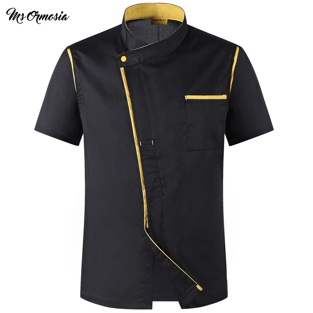 Unisex Restaurant Kitchen Chef Uniform short sleeve Shirt Breathable Double Breasted Chef Jacket+cap+apron works clothes for men
Unisex Restaurant Kitchen Chef Uniform short sleeve Shirt Breathable Double Breasted Chef Jacket+cap+apron works clothes for men