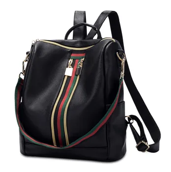 

Popular Bagpacks Leisure Backpack Woman Concise School Bags Travel Bag Black for Teenage Girls Women Rucksack Mochila Bagpack