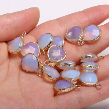 Natural Stone Faceted Opal Pendants Water drop shape Exquisite Charms for Jewelry Making Diy earring necklace accessories
Natural Stone Faceted Opal Pendants Water drop shape Exquisite Charms for Jewelry Making Diy earring necklace accessories