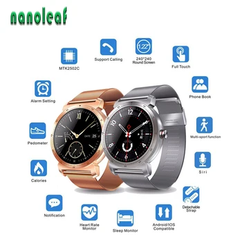 K88H Plus Business Bluetooth Smart Watch with Heart Rate Monitor Message Display Call Reminder Fashion Round Dial Smarwatch
K88H Plus Business Bluetooth Smart Watch with Heart Rate Monitor Message Display Call Reminder Fashion Round Dial Smarwatch