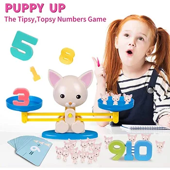 Dog Weighing Scale Montessori Counting STEM Math Balance Games Digital Scale Early Learning Educational Toy for Children
Dog Weighing Scale Montessori Counting STEM Math Balance Games Digital Scale Early Learning Educational Toy for Children