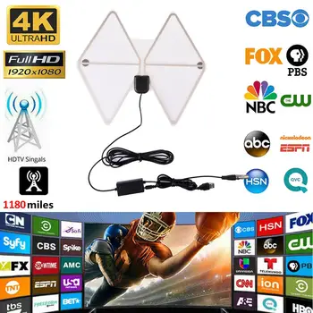 1180 Miles 4K Digital HDTV Indoor TV Antenna TV with Amplifier Signal Booster TV Radius Surf Fox Antenna HD TV Antennas Aerial
1180 Miles 4K Digital HDTV Indoor TV Antenna TV with Amplifier Signal Booster TV Radius Surf Fox Antenna HD TV Antennas Aerial