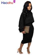 HAOOHU Two Piece Set Women Plus Size Fall Winter Clothing Knit Turtleneck Sweater Top and Dress 2 Piece Outfits Matching Sets
HAOOHU Two Piece Set Women Plus Size Fall Winter Clothing Knit Turtleneck Sweater Top and Dress 2 Piece Outfits Matching Sets
