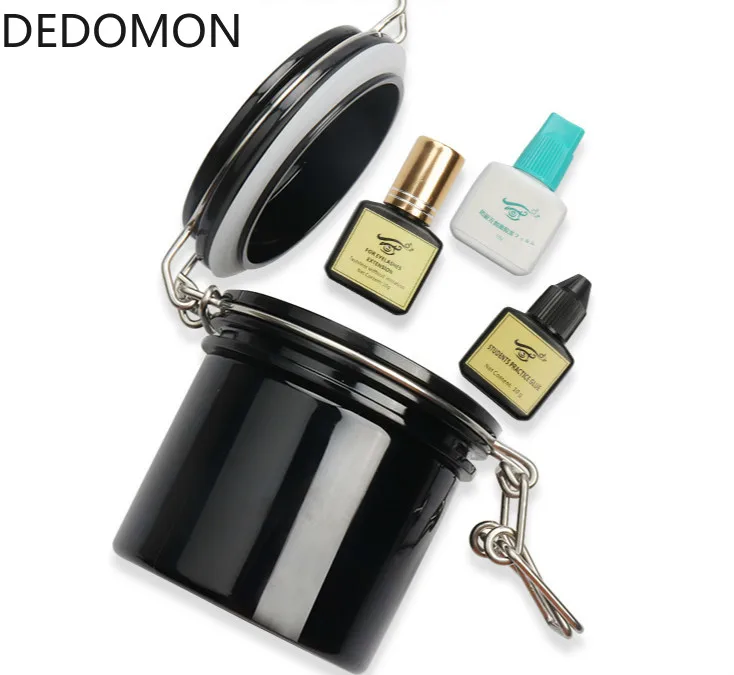 Individual Adhesive Stand Eyelash Extension Activated Sealed Storage Eyelash Glue Storage Tank Jar Container Makeup Tool
Individual Adhesive Stand Eyelash Extension Activated Sealed Storage Eyelash Glue Storage Tank Jar Container Makeup Tool