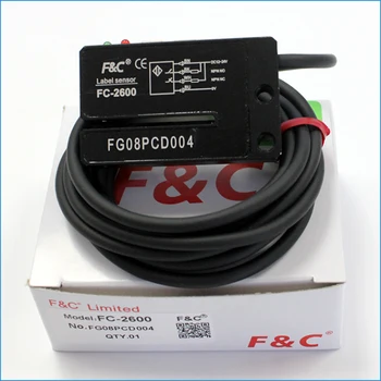 FC-2600 F&C Lable Sensor 4 wires NPN NO NC Electric Label Detector Photo Sensor 100% New Original
FC-2600 F&C Lable Sensor 4 wires NPN NO NC Electric Label Detector Photo Sensor 100% New Original