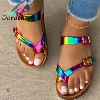DORATASIA Girl Drop Shipping Muticolor Sandals Open Toe Flip Flop Rainbow Platform Sandals Women Casual Beach Buckle Shoes Woman
DORATASIA Girl Drop Shipping Muticolor Sandals Open Toe Flip Flop Rainbow Platform Sandals Women Casual Beach Buckle Shoes Woman