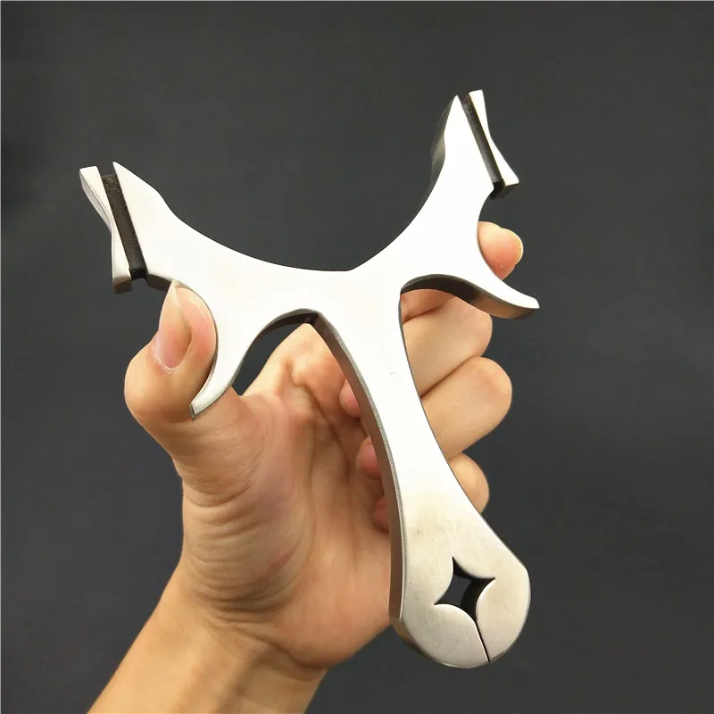High Quality Stainless Steel TTF Slingshot Strong Precision Sling Shot with Rubber Band Outdoor Slingshot Hunting Catapult
High Quality Stainless Steel TTF Slingshot Strong Precision Sling Shot with Rubber Band Outdoor Slingshot Hunting Catapult