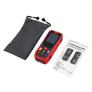UNI-T LM100 Handheld Digital Laser Distance Meters LCD Laser Range Finder Digital Rangefinder Build Measure Device Ruler
UNI-T LM100 Handheld Digital Laser Distance Meters LCD Laser Range Finder Digital Rangefinder Build Measure Device Ruler