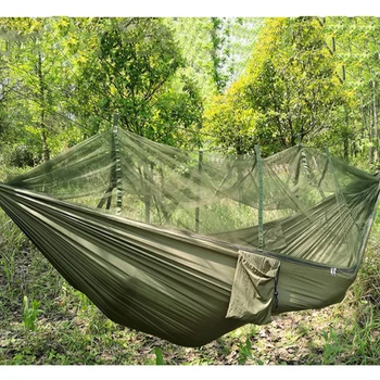 Outdoor Camping Hammock with Mosquito Net Hanging Bed Hunting Camping Nylon Fabric Polyester Mesh Hommock Mosquito Net
Outdoor Camping Hammock with Mosquito Net Hanging Bed Hunting Camping Nylon Fabric Polyester Mesh Hommock Mosquito Net