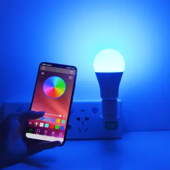 Bluetooth App Control LED light Bulb 15W E27 Dimmable RGB Smart lamp Compatible Android /IOS System DIY Smart Life Home lighting
Bluetooth App Control LED light Bulb 15W E27 Dimmable RGB Smart lamp Compatible Android /IOS System DIY Smart Life Home lighting