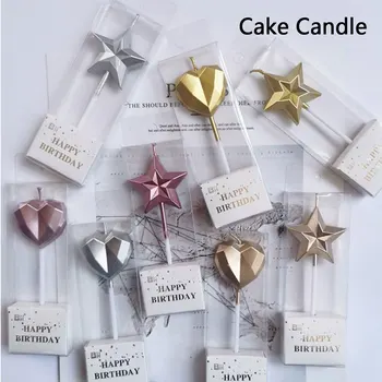 1 Pcs Love Diamond Shaped Gilded Safe Flames Kids Birthday Party Cake Candle
1 Pcs Love Diamond Shaped Gilded Safe Flames Kids Birthday Party Cake Candle