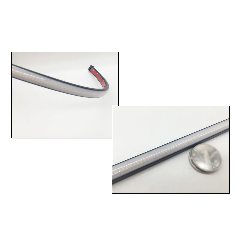 Motorcycle Red Flowing DC 12-24 LED Tail Brake Turn Signal Strip Lamp Accessory