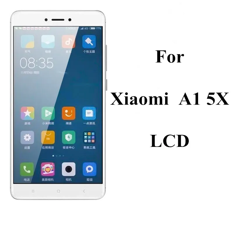 For Xiaomi 5X LCD Digitizer Touch Screen LCD Display Replacement Xiaomi A1 screen No Dead Pixel Mobile phone Assembly
For Xiaomi 5X LCD Digitizer Touch Screen LCD Display Replacement Xiaomi A1 screen No Dead Pixel Mobile phone Assembly