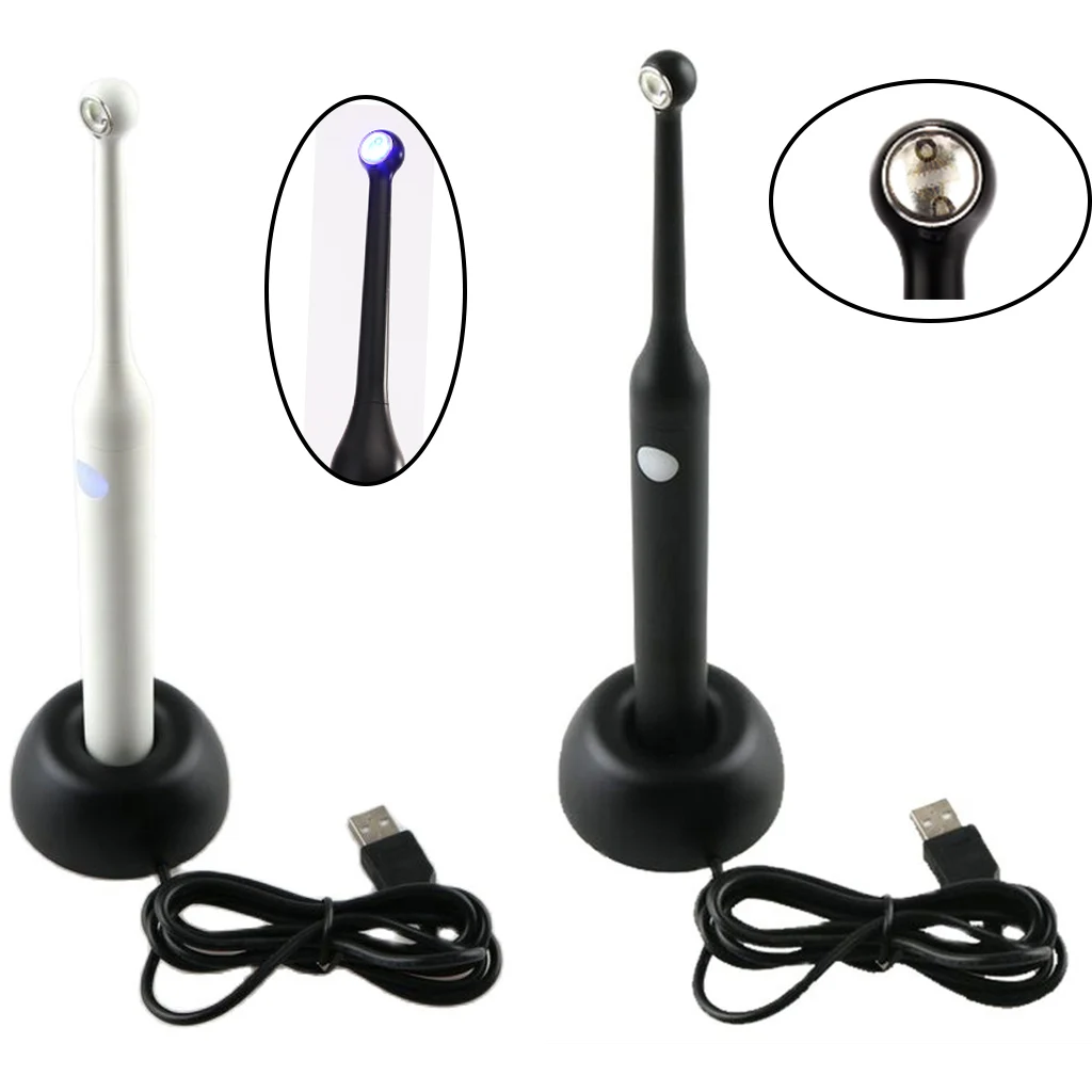 

Cesoon 1Set Portable LED Dental Curing Light Cure Lamp High Power Wide Spectrum Rechargeable Wireless Dentistry Oral Equipments