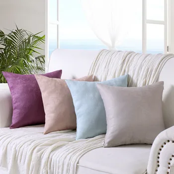 Cheap Solid Color Cushion Covers 45x45 cm Soft 2 Pieces Square Throw Pillow Cover for Car Chair Party Hotel High Quality
Cheap Solid Color Cushion Covers 45x45 cm Soft 2 Pieces Square Throw Pillow Cover for Car Chair Party Hotel High Quality