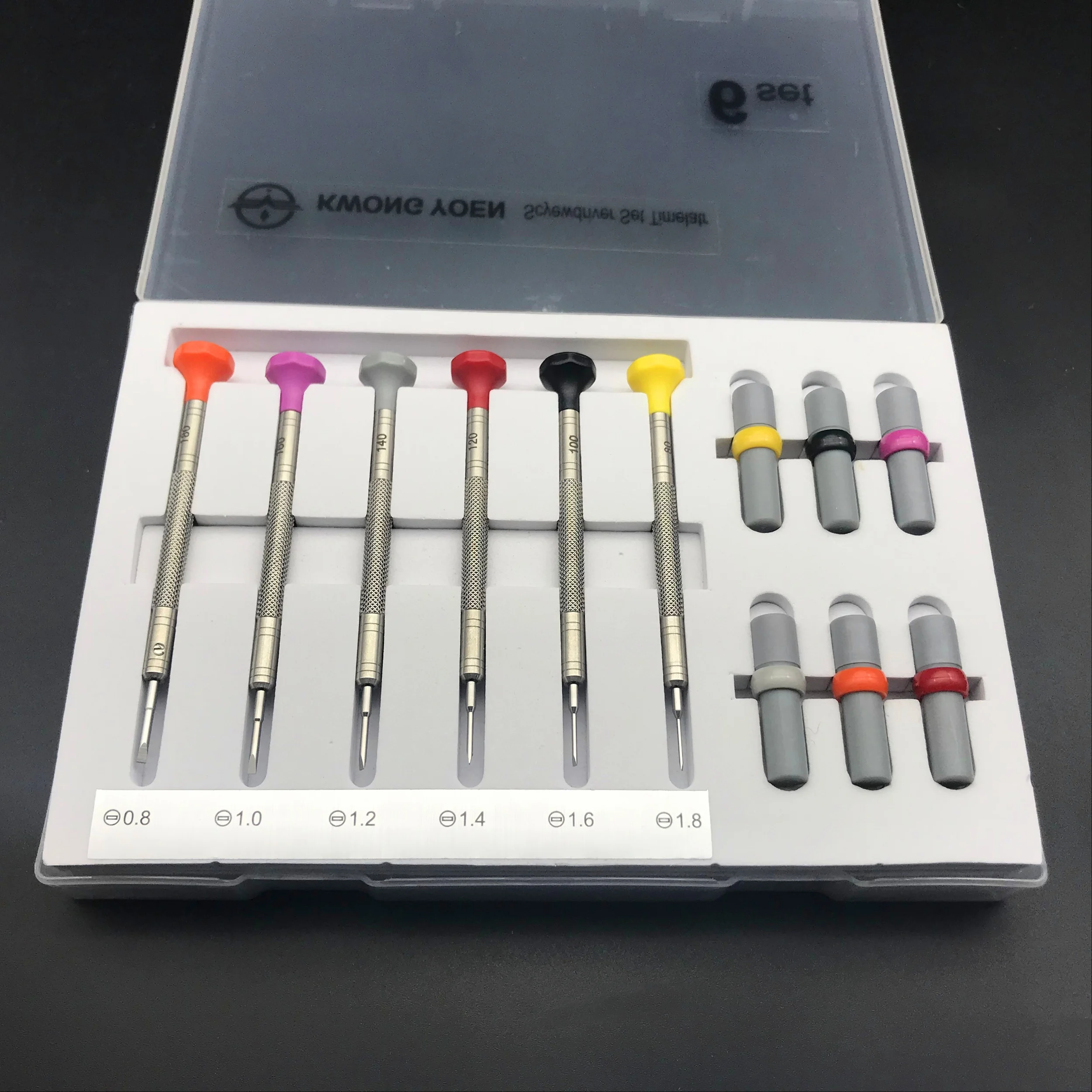 Good quality!316L stainless steel WATCHMAKERS ERGONOMIC 6 PIECE SCREWDRIVER SET
Good quality!316L stainless steel WATCHMAKERS ERGONOMIC 6 PIECE SCREWDRIVER SET