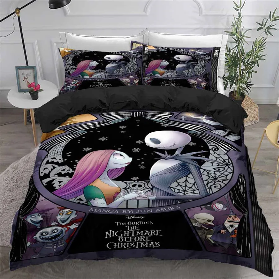 HELENGILI 3D Bedding Set Nightmare Before Christmas Print Duvet Cover Set Bedcloth with Pillowcase Bed Set Home Textiles #SDY23
HELENGILI 3D Bedding Set Nightmare Before Christmas Print Duvet Cover Set Bedcloth with Pillowcase Bed Set Home Textiles #SDY23