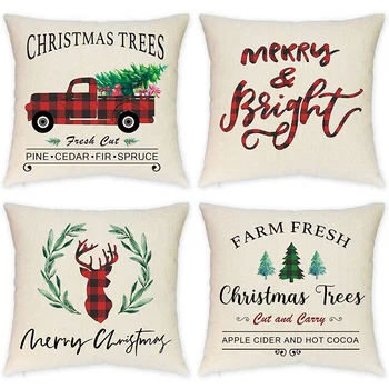 Christmas Pillow Covers Farmhouse Red Buffalo Check Christmas Pillow Covers for Christmas Decor 
Christmas Pillow Covers Farmhouse Red Buffalo Check Christmas Pillow Covers for Christmas Decor