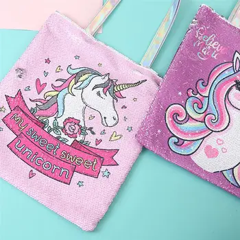 1pc Girls Cartoon Unicorn Sequins Portable Crossbody Bag Shopping Bag Tote Bag
1pc Girls Cartoon Unicorn Sequins Portable Crossbody Bag Shopping Bag Tote Bag