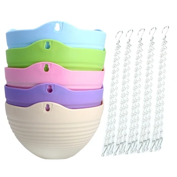 Hanging Chain Flower Planter Pot Vase Basket Container Home Garden Balcony Decor LX9C
Hanging Chain Flower Planter Pot Vase Basket Container Home Garden Balcony Decor LX9C