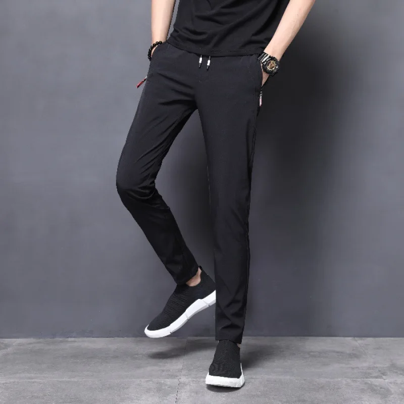 Spring Summer Casual Pants Men's Korean-style Trend Athletic Pants Slim Fit Straight-Cut Elasticity Loose-Fit Men Versatile Pant
Spring Summer Casual Pants Men's Korean-style Trend Athletic Pants Slim Fit Straight-Cut Elasticity Loose-Fit Men Versatile Pant