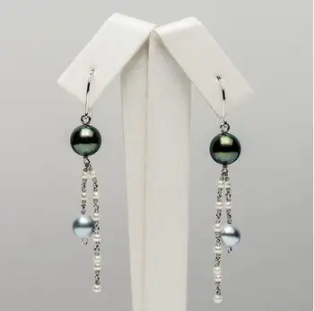 Free Shipping 8.8mm Multicolor Genuine Tahitian Pearl Akoya Pearl Drop Earrings 18k White Gold
Free Shipping 8.8mm Multicolor Genuine Tahitian Pearl Akoya Pearl Drop Earrings 18k White Gold