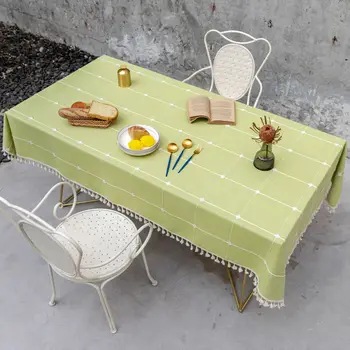 MR.HALT Linen table cloth rectangular Waterproof Oilproof With Tassel Dining Tablecloth for Home Christmas Birthday Paning Party
MR.HALT Linen table cloth rectangular Waterproof Oilproof With Tassel Dining Tablecloth for Home Christmas Birthday Paning Party