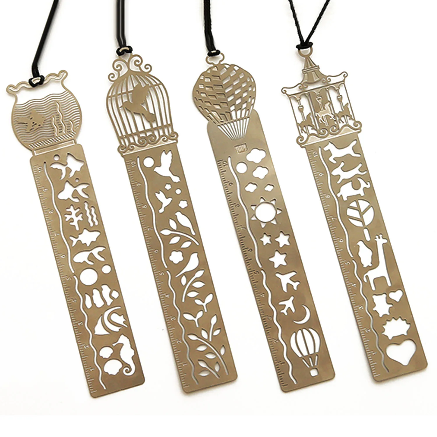 4 PCS Portable Metal Hollow Out Bookmark Ruler Drawing Template Stencil 4 Different Style for Kids Students Gift School Supplies
4 PCS Portable Metal Hollow Out Bookmark Ruler Drawing Template Stencil 4 Different Style for Kids Students Gift School Supplies