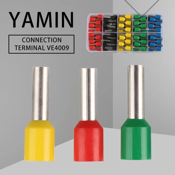200pcs Terminal 4mm2 Cold Pressure Connection Tube Type Line Nose End Fast Connect Insert Needle VE4009 
200pcs Terminal 4mm2 Cold Pressure Connection Tube Type Line Nose End Fast Connect Insert Needle VE4009