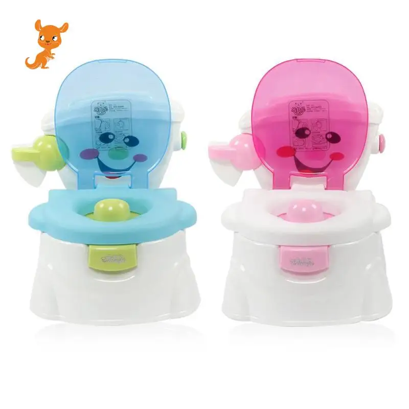 

Portable Kids Backrest Urinal Baby Toilet Training Potties Seats with Armrests Children Antiskid Bottom Healthcare Potty Seats