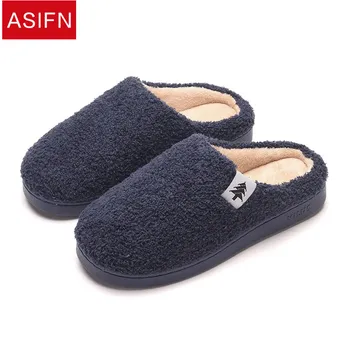 ASIFN Winter Slippers for Men's Simple Solid Color Couple Room Home Non-slip Men Floor Warm Padded Hair Cotton Chanclas Hombre
ASIFN Winter Slippers for Men's Simple Solid Color Couple Room Home Non-slip Men Floor Warm Padded Hair Cotton Chanclas Hombre