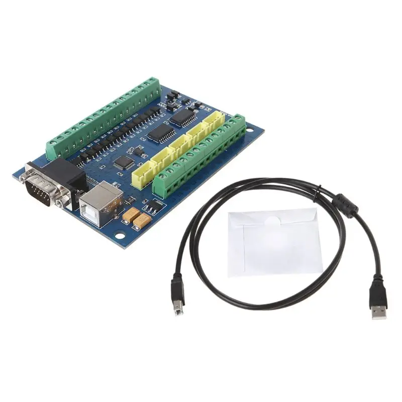 12-24V MACH3 USB 5 Axis 100KHz Smooth Stepper Motion Control Breakout Board for CNC Engraving 
12-24V MACH3 USB 5 Axis 100KHz Smooth Stepper Motion Control Breakout Board for CNC Engraving