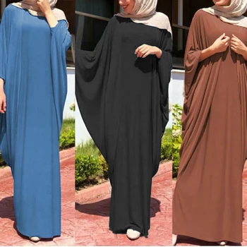 Muslim Abaya Bat Sleeve Maxi Dress Cardigan Loose Long Robe Gowns Ramadan Turkey Islamic Prayer Female Clothing Dresses
Muslim Abaya Bat Sleeve Maxi Dress Cardigan Loose Long Robe Gowns Ramadan Turkey Islamic Prayer Female Clothing Dresses